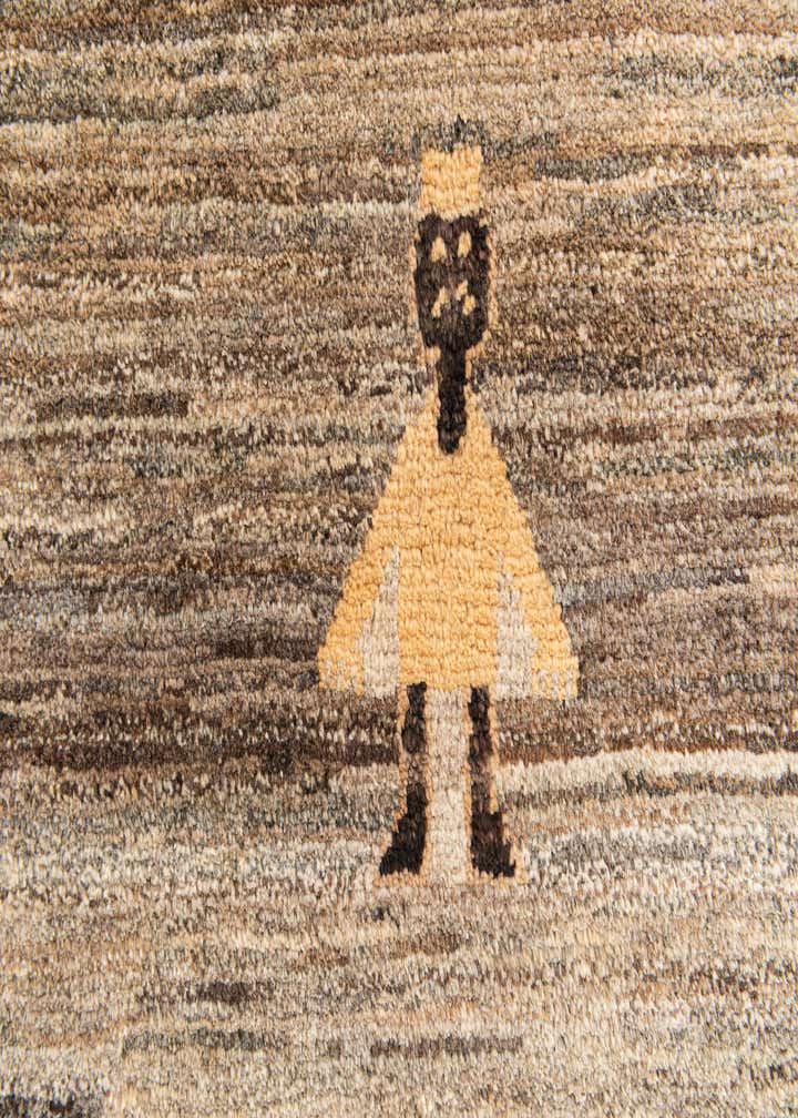 5' x 6' 5 Hand Knotted Modern Ziegler Rug