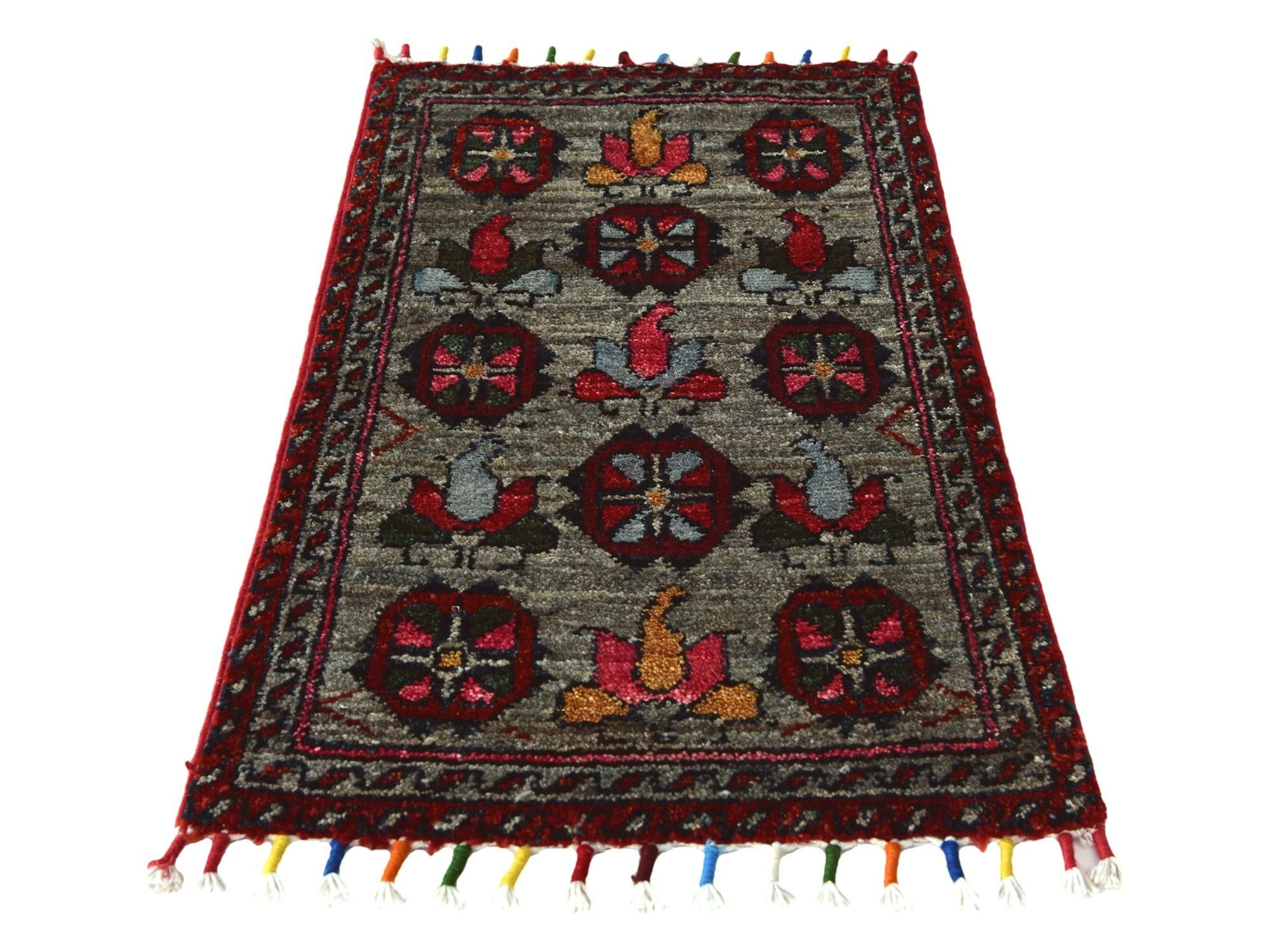 1' 3 x 2' 1 Hand Knotted Modern Ziegler Rug