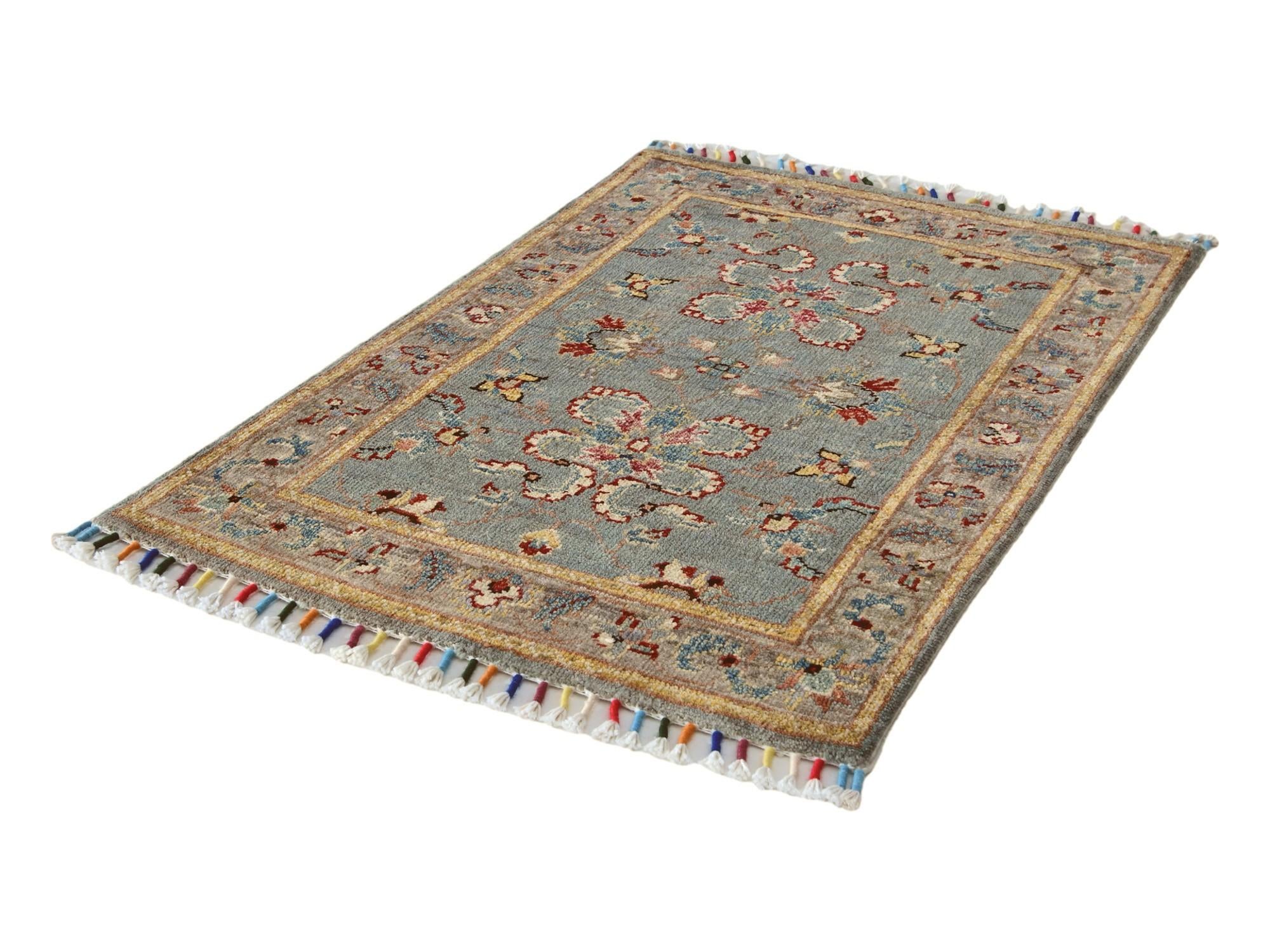 2' x 2' 11 Hand Knotted Modern Ziegler Rug