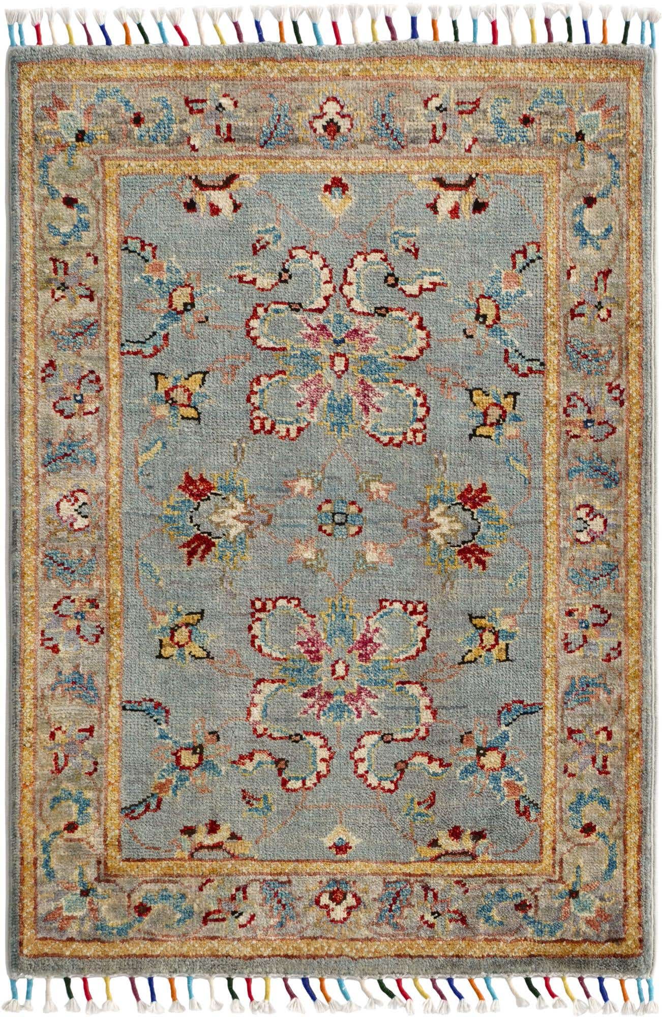 2' x 2' 11 Hand Knotted Modern Ziegler Rug