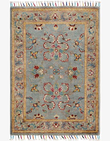 2' x 2' 11 Hand Knotted Modern Ziegler Rug