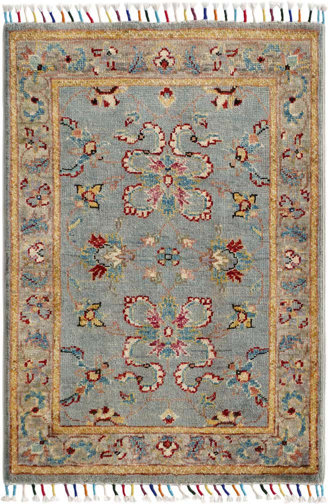 2' x 2' 11 Hand Knotted Modern Ziegler Rug
