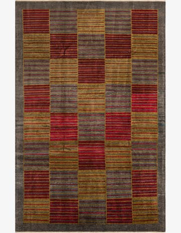 6' 8 x 10' 1 Hand Knotted Modern Ziegler Rug