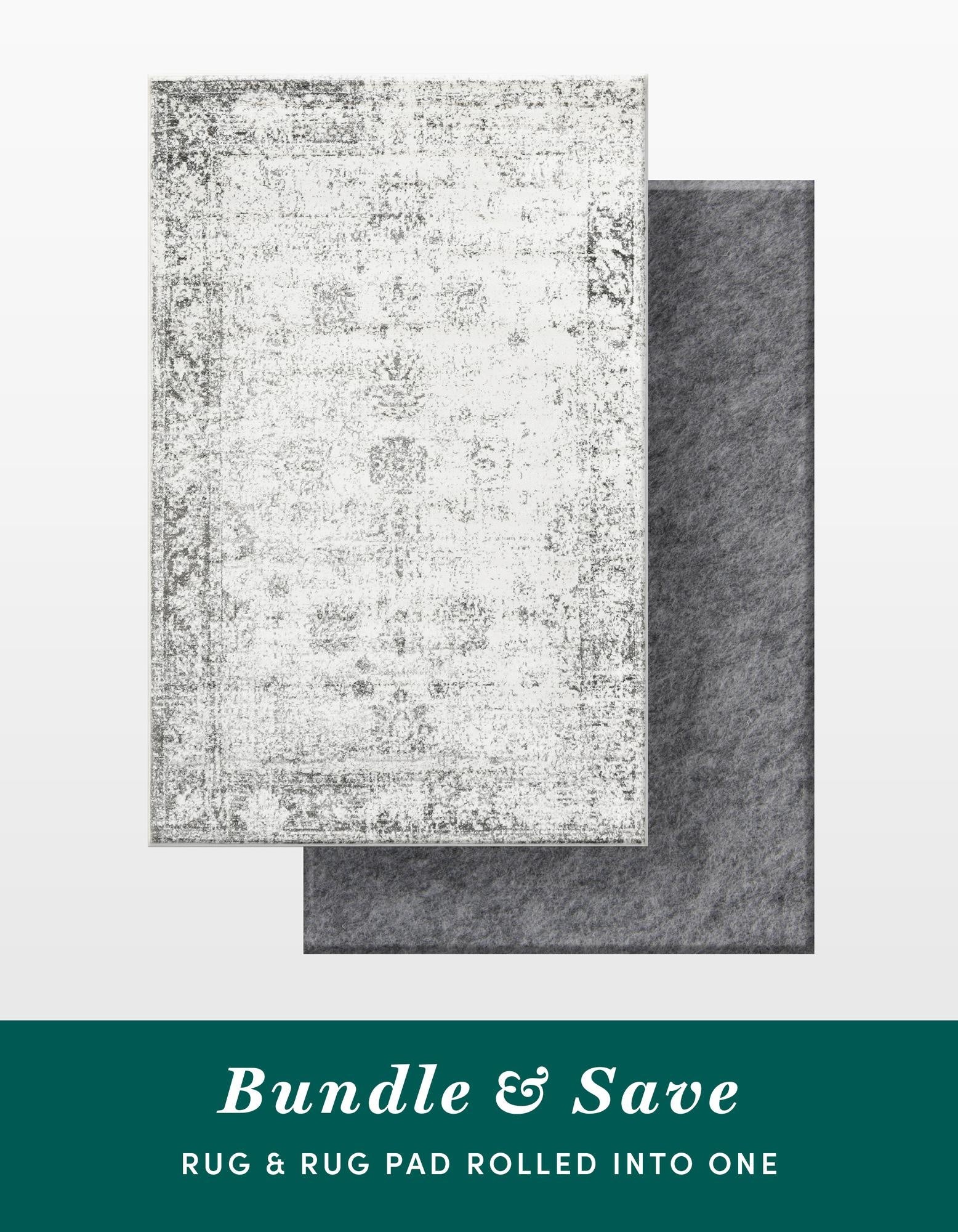 Primary image 6' x 9' Monaco Rug With Pad Bundle