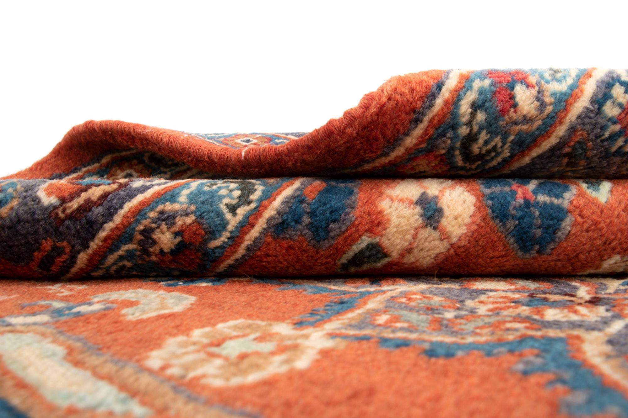 4' 2 x 6' 5 Hand Knotted Mood Persian Wool Rug