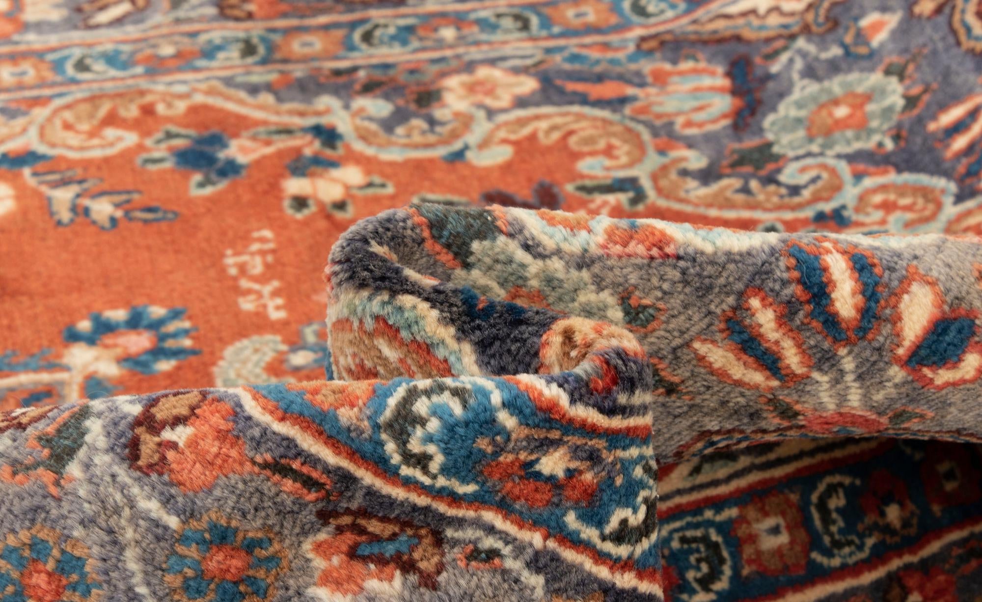 4' 2 x 6' 5 Hand Knotted Mood Persian Wool Rug