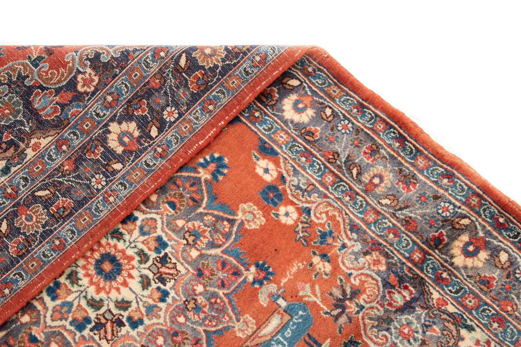 4' 2 x 6' 5 Hand Knotted Mood Persian Wool Rug