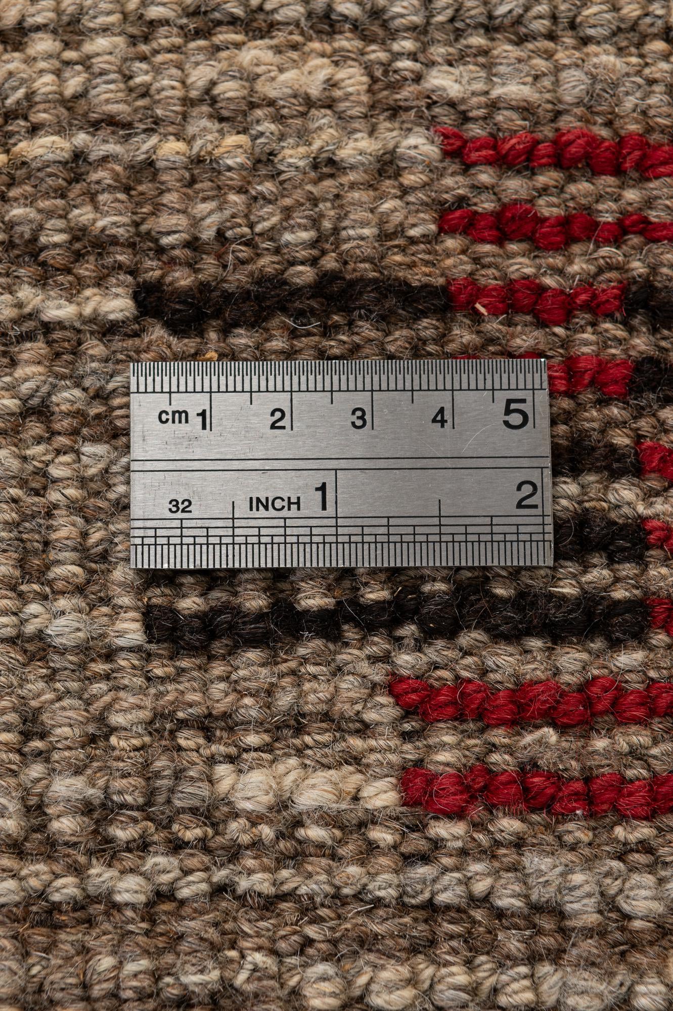 4' 3 x 5' 10 Hand Knotted Moroccan Wool Rug