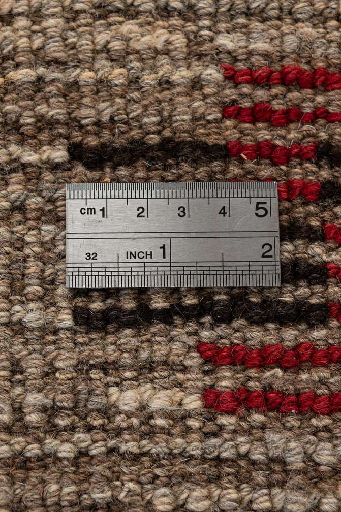 4' 3 x 5' 10 Hand Knotted Moroccan Wool Rug