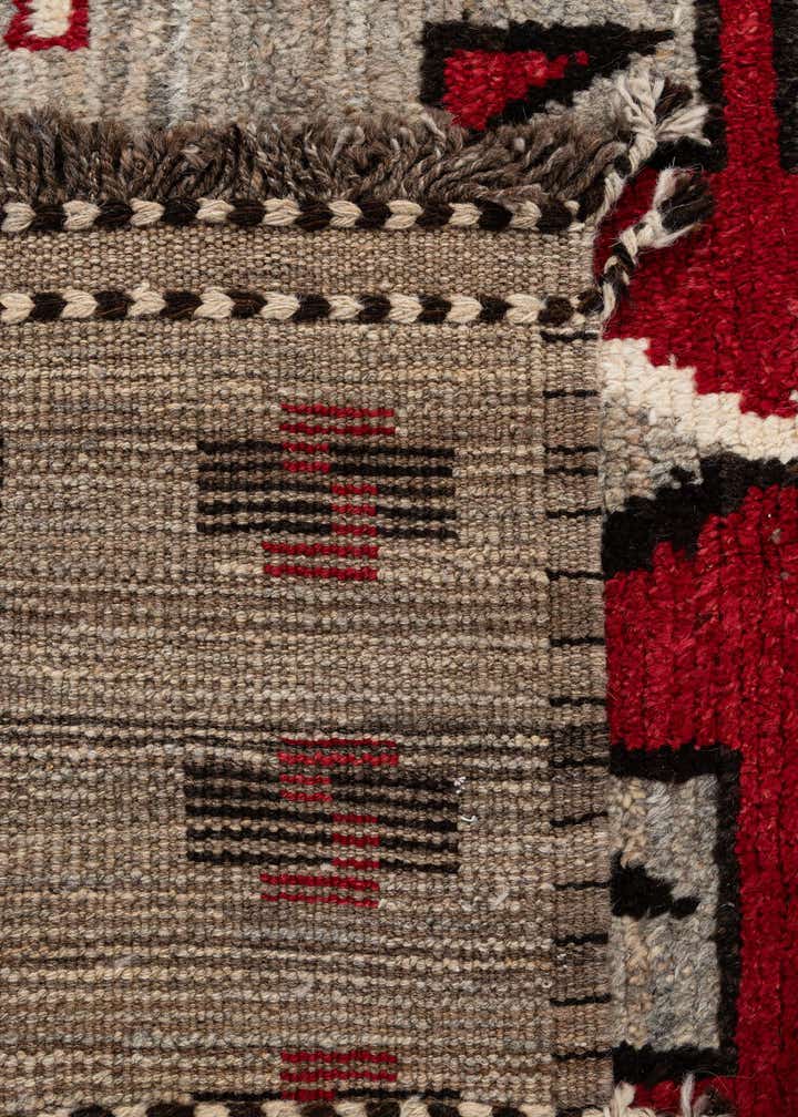 4' 3 x 5' 10 Hand Knotted Moroccan Wool Rug