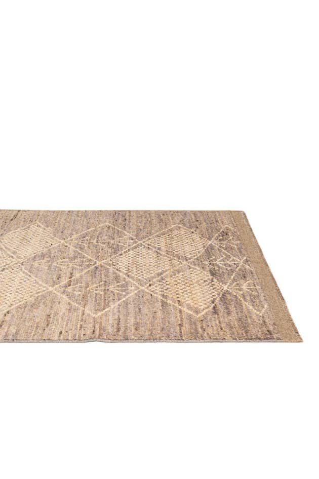 Detail image of 4' 8 x 6' 2 Hand Knotted Moroccan Wool Rug