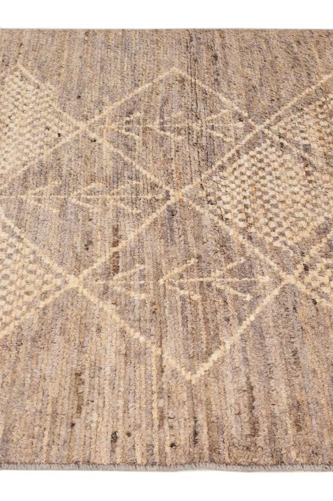 4' 8 x 6' 2 Hand Knotted Moroccan Wool Rug