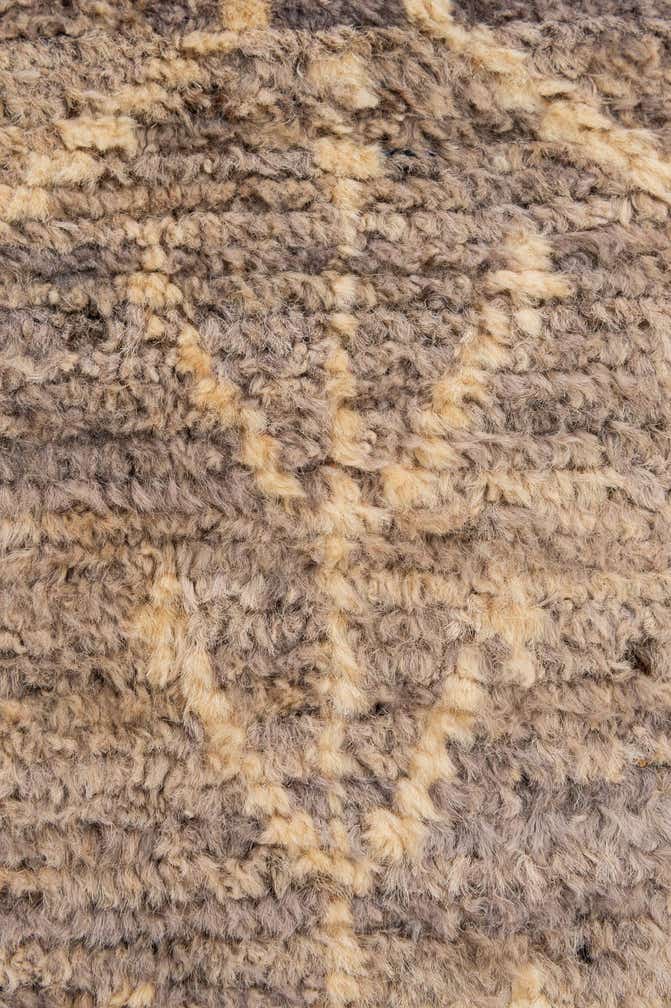 4' 8 x 6' 2 Hand Knotted Moroccan Wool Rug