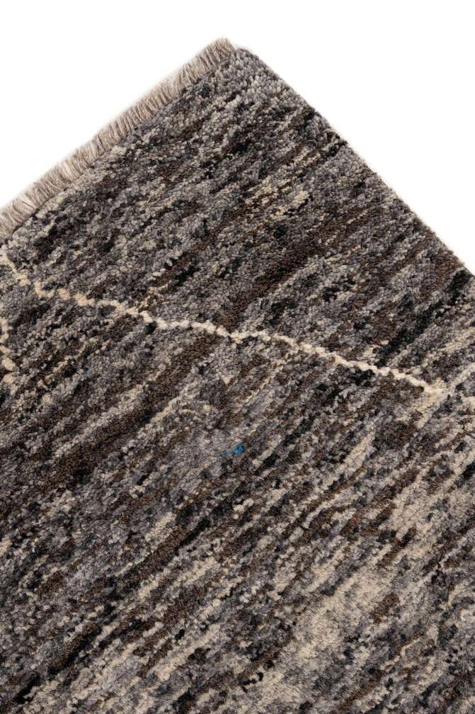 4' 7 x 6' 5 Hand Knotted Moroccan Wool Rug