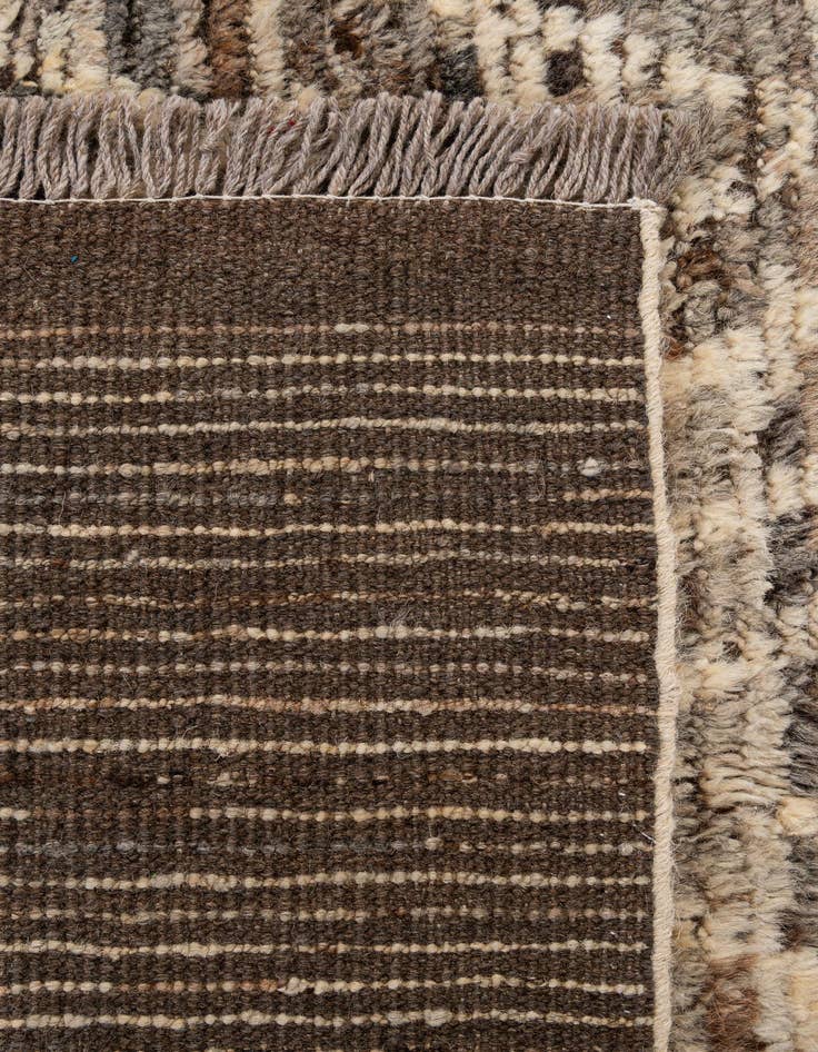 Detail image of 5' 5 x 8'  Hand Knotted Moroccan Wool Rug