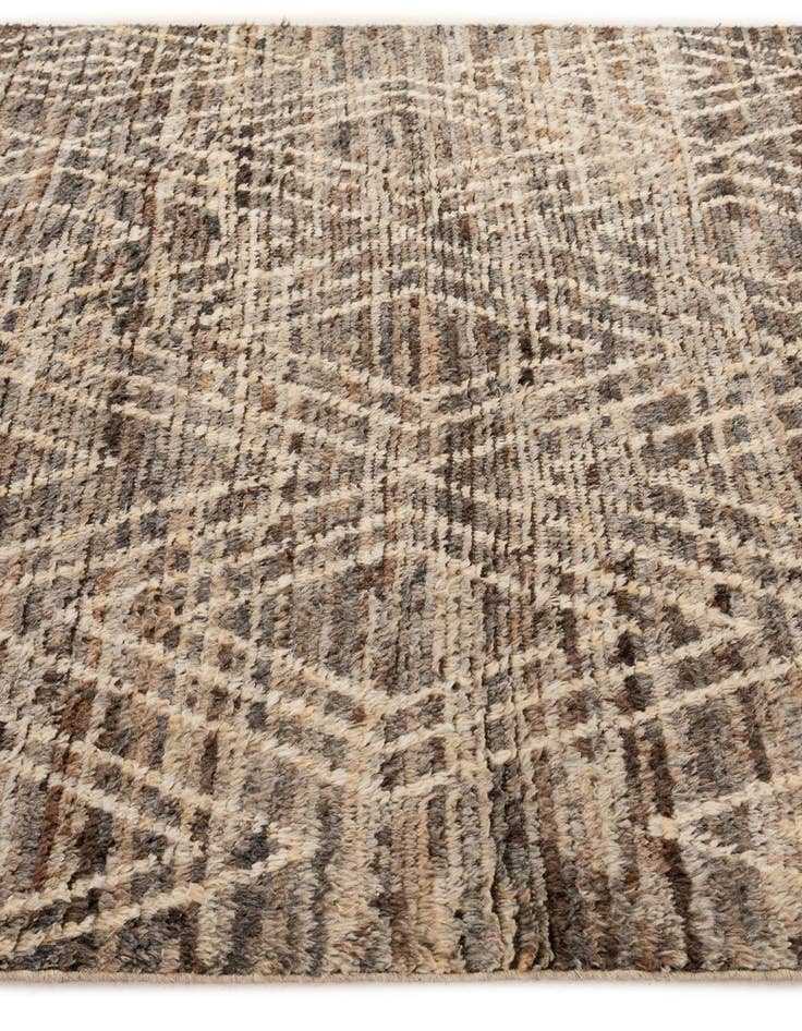 Detail image of 5' 5 x 8'  Hand Knotted Moroccan Wool Rug