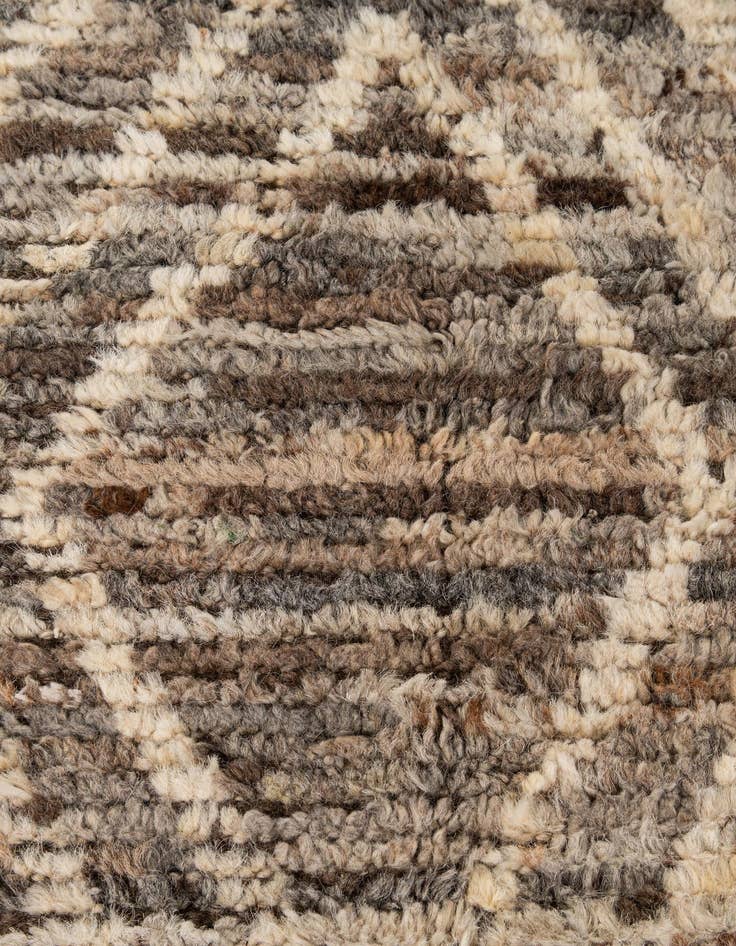 Detail image of 5' 5 x 8'  Hand Knotted Moroccan Wool Rug
