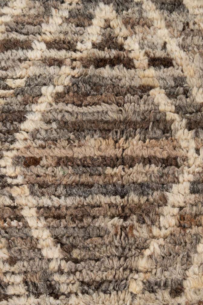 5' 5 x 8' Hand Knotted Moroccan Wool Rug