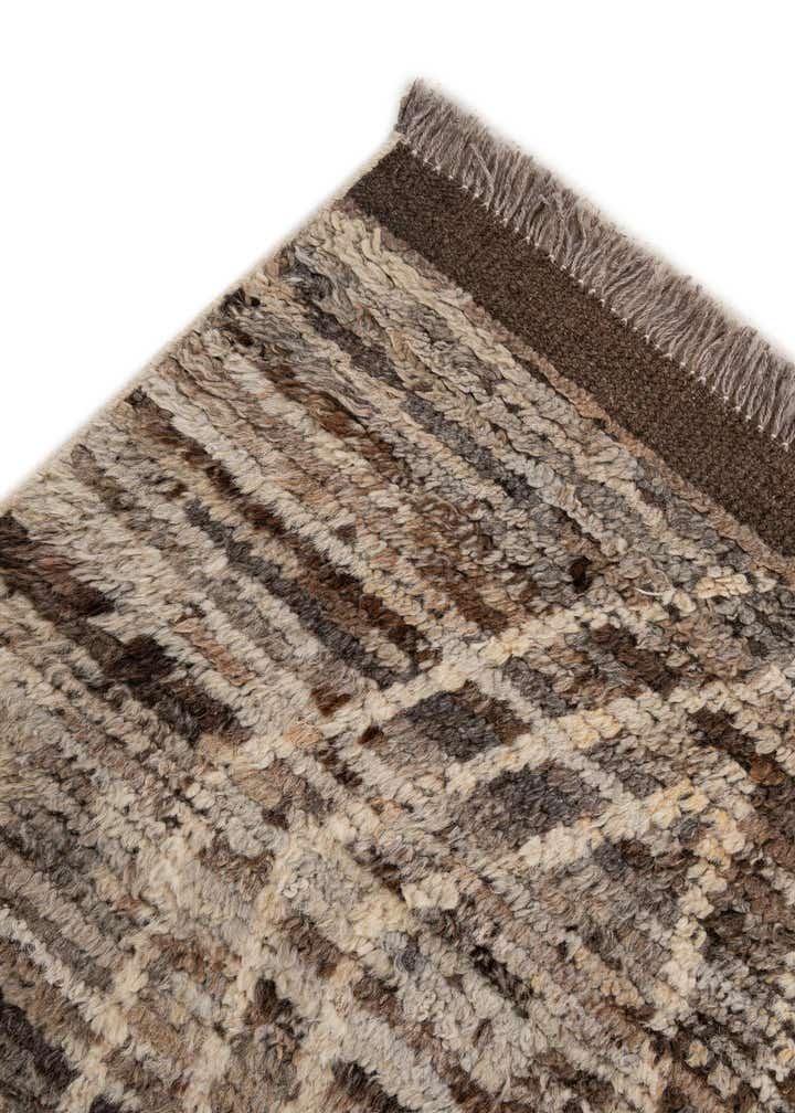 5' 5 x 8' Hand Knotted Moroccan Wool Rug