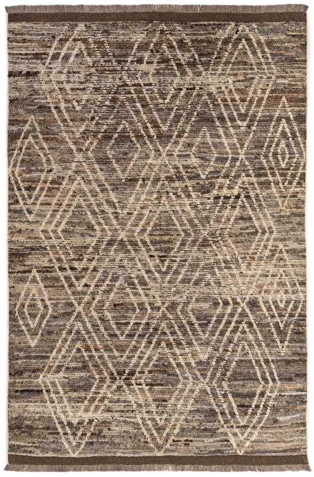 Detail image of 5' 5 x 8' Hand Knotted Moroccan Wool Rug