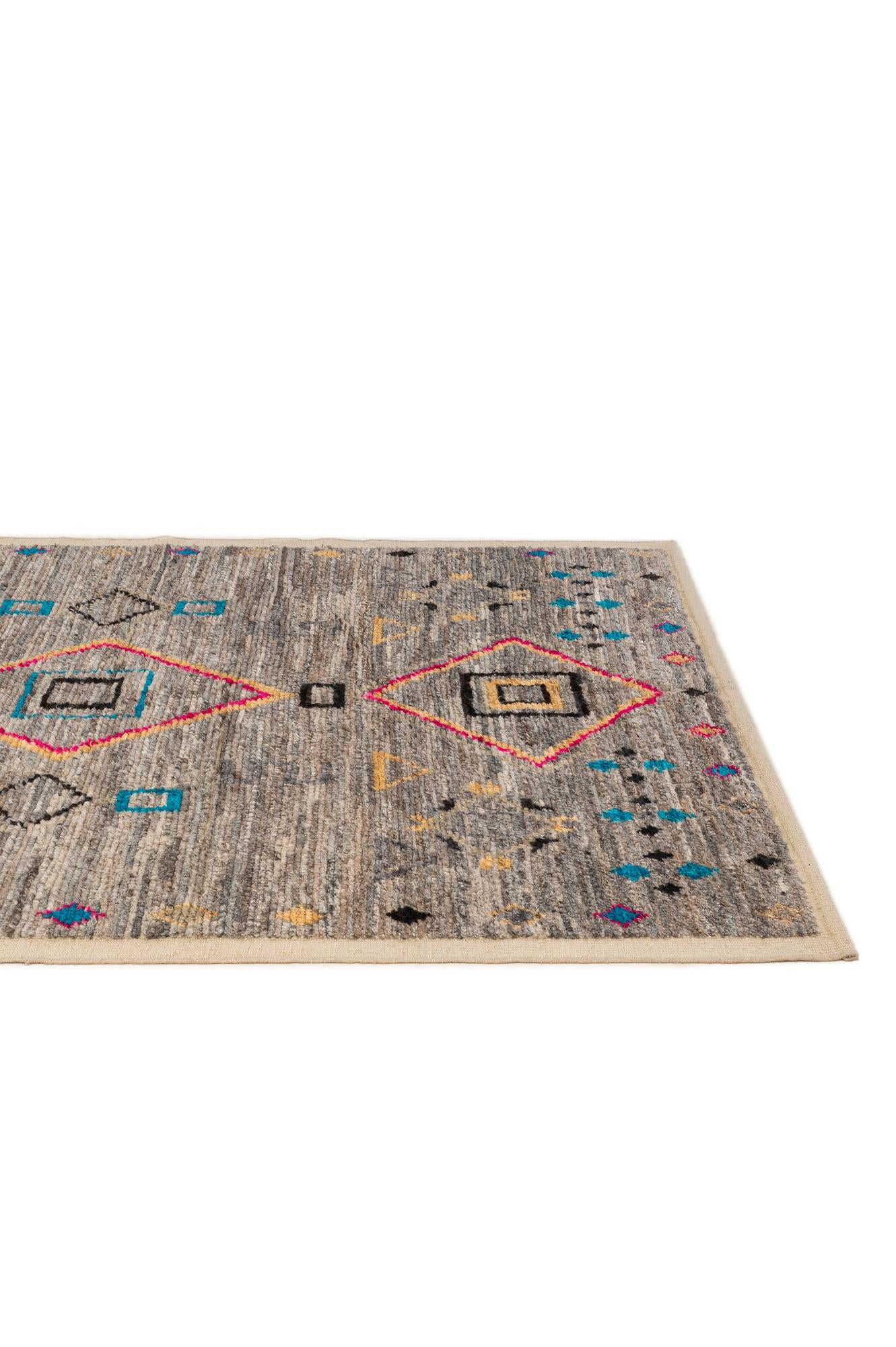 5' 4 x 7' 11 Hand Knotted Moroccan Wool Rug