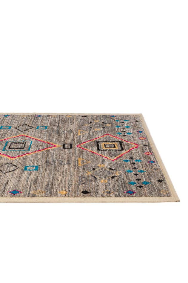 Detail image of 5' 4 x 7' 11 Hand Knotted Moroccan Wool Rug