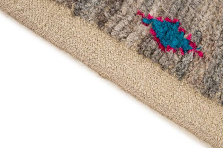 Detail image of 5' 4 x 7' 11 Hand Knotted Moroccan Wool Rug