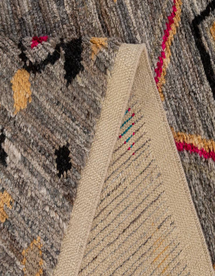 Detail image of 5' 4 x 7' 11  Hand Knotted Moroccan Wool Rug