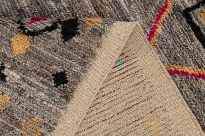 5' 4 x 7' 11 Hand Knotted Moroccan Wool Rug