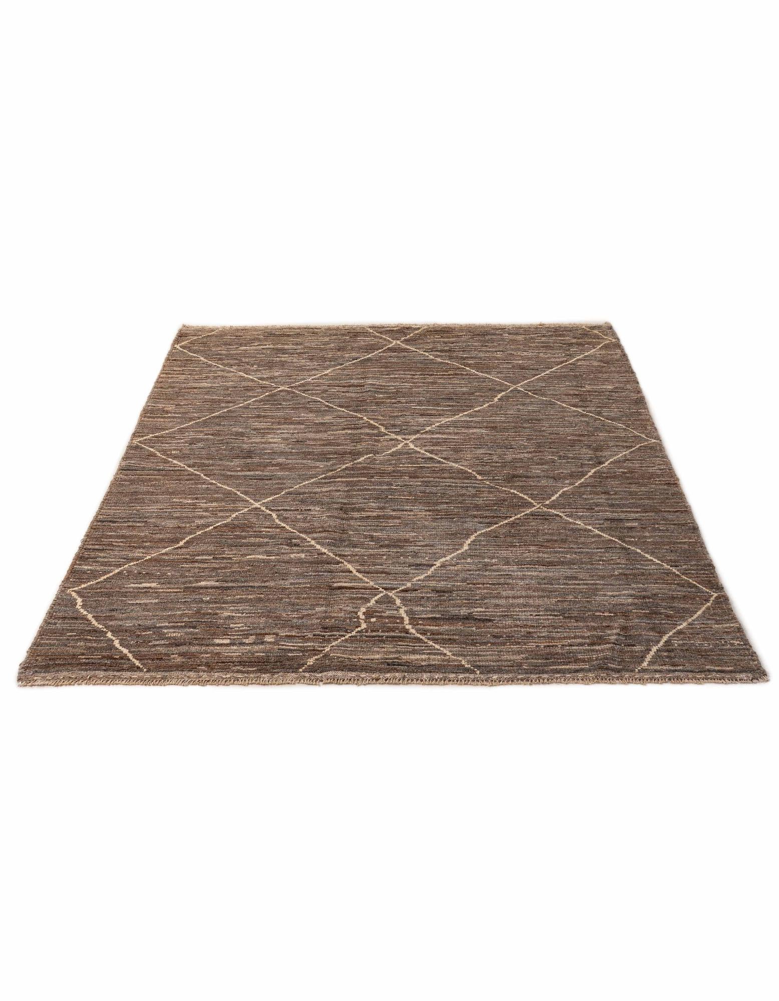 5' 11 x 7' 11 Hand Knotted Moroccan Wool Rug