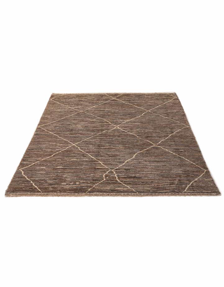 5' 11 x 7' 11 Hand Knotted Moroccan Wool Rug