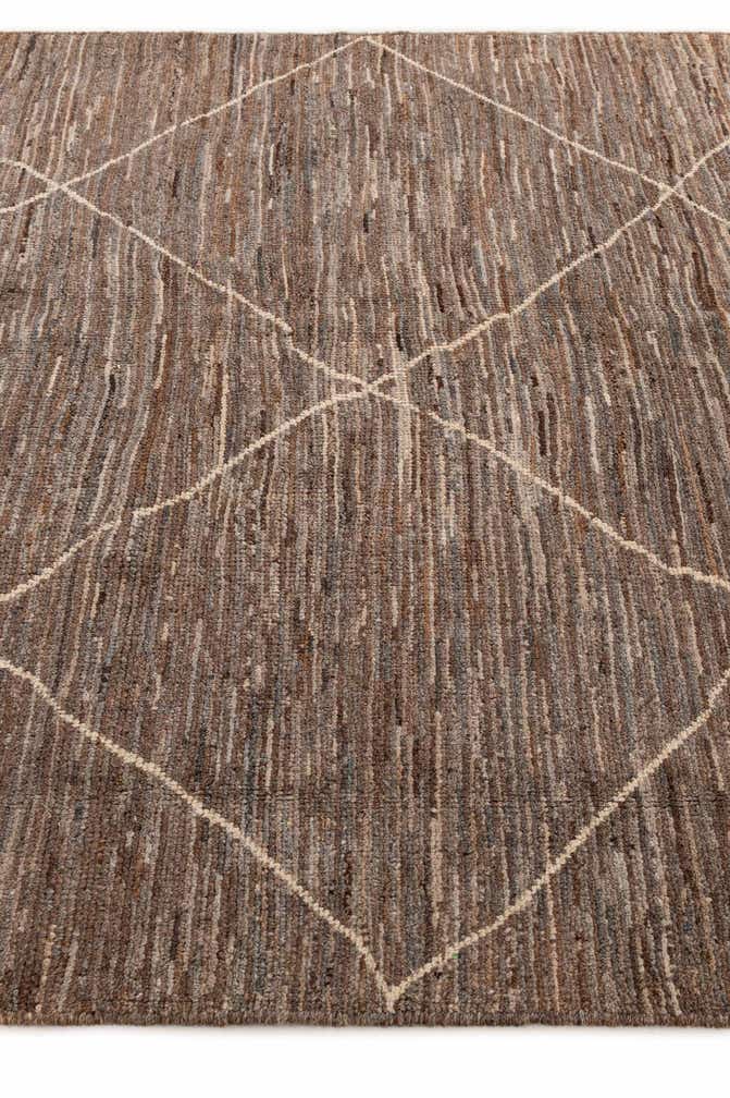 5' 11 x 7' 11 Hand Knotted Moroccan Wool Rug