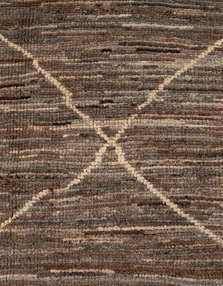 Detail image of 5' 11 x 7' 11  Hand Knotted Moroccan Wool Rug