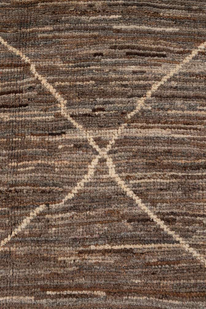 5' 11 x 7' 11 Hand Knotted Moroccan Wool Rug