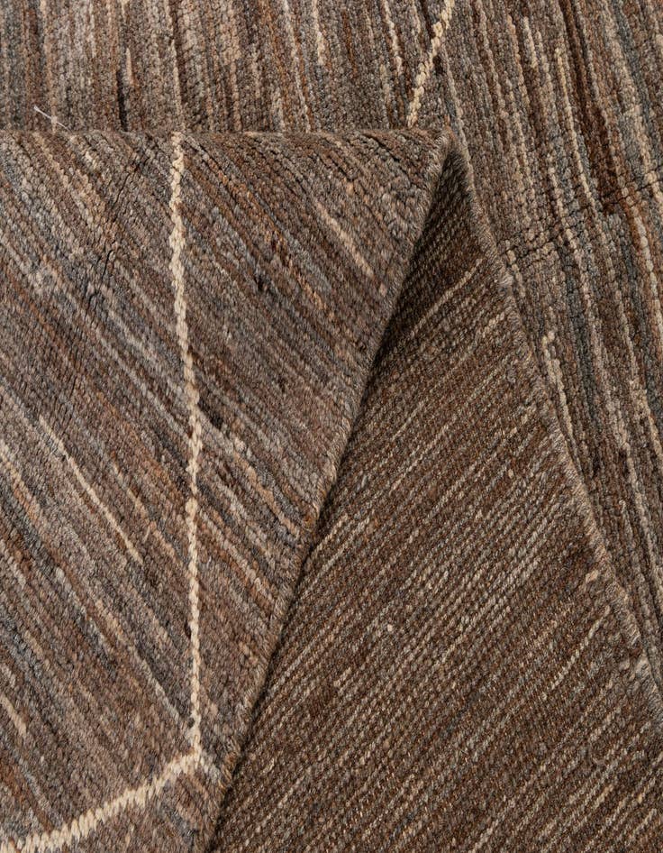 Detail image of 5' 11 x 7' 11  Hand Knotted Moroccan Wool Rug