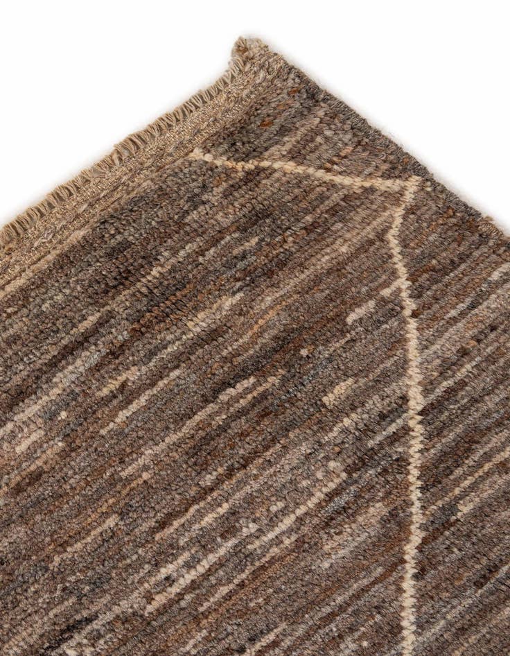 Detail image of 5' 11 x 7' 11  Hand Knotted Moroccan Wool Rug