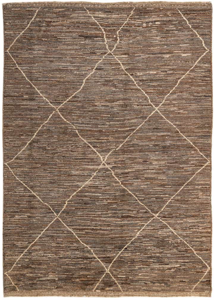 5' 11 x 7' 11 Hand Knotted Moroccan Wool Rug