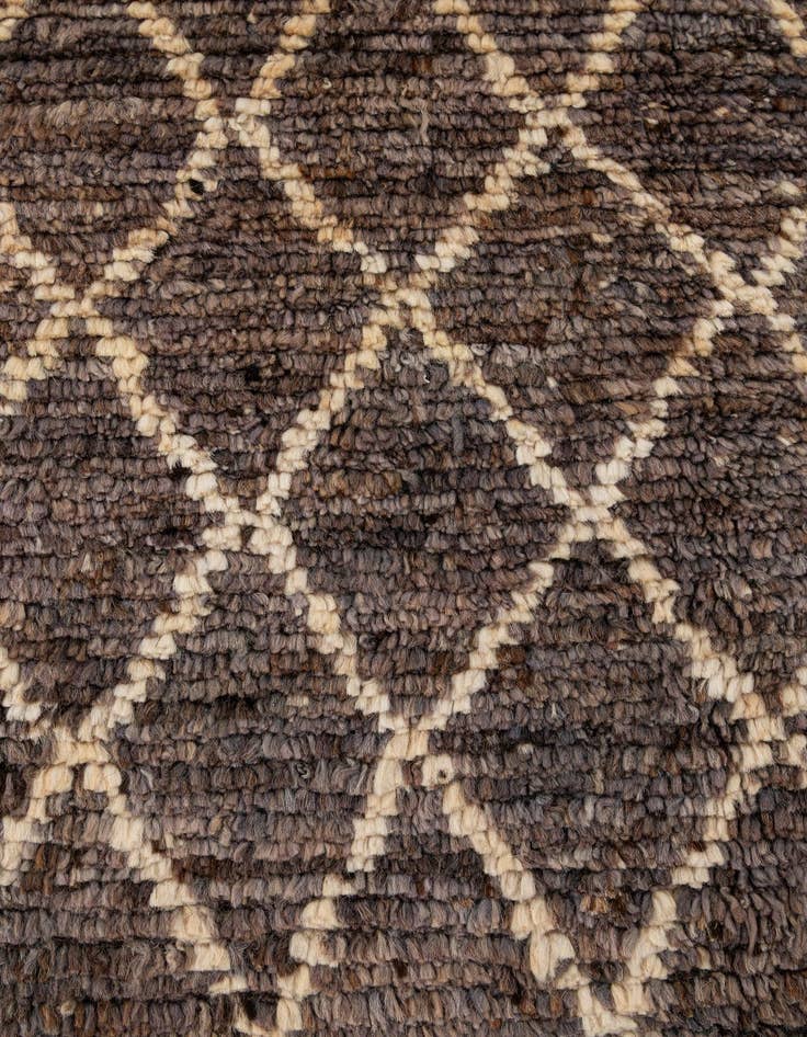 Detail image of 5' 9 x 8' 2  Hand Knotted Moroccan Wool Rug