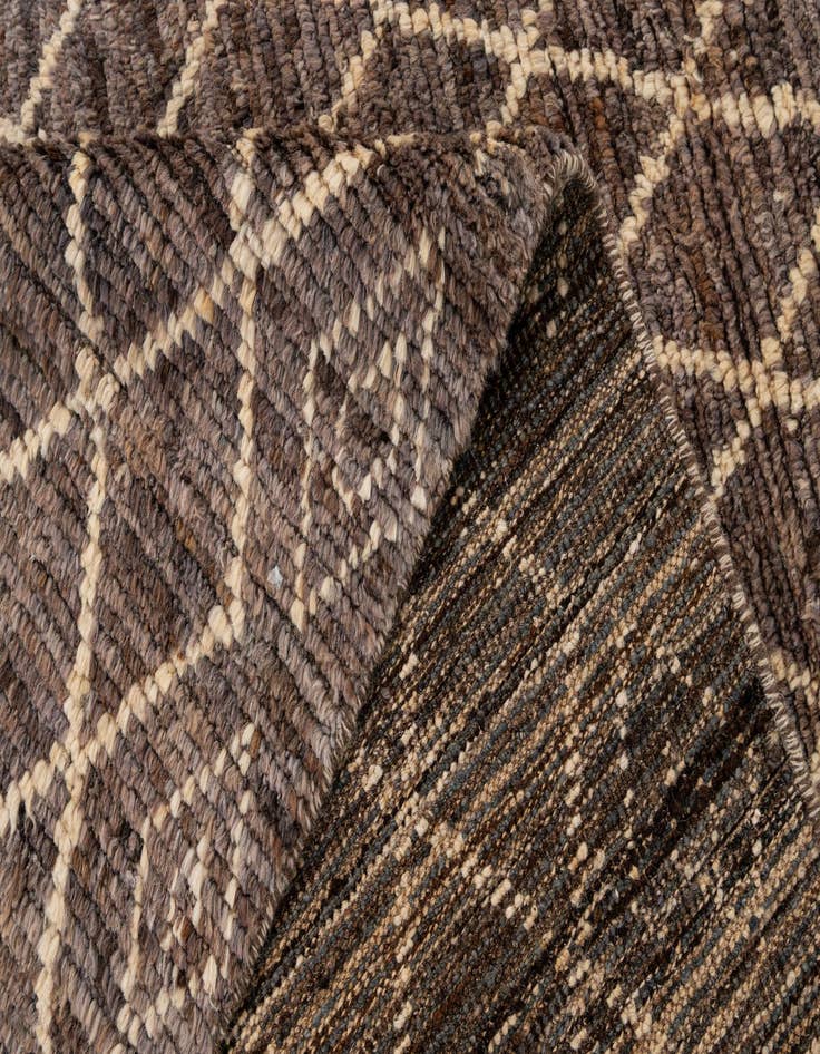 Detail image of 5' 9 x 8' 2  Hand Knotted Moroccan Wool Rug