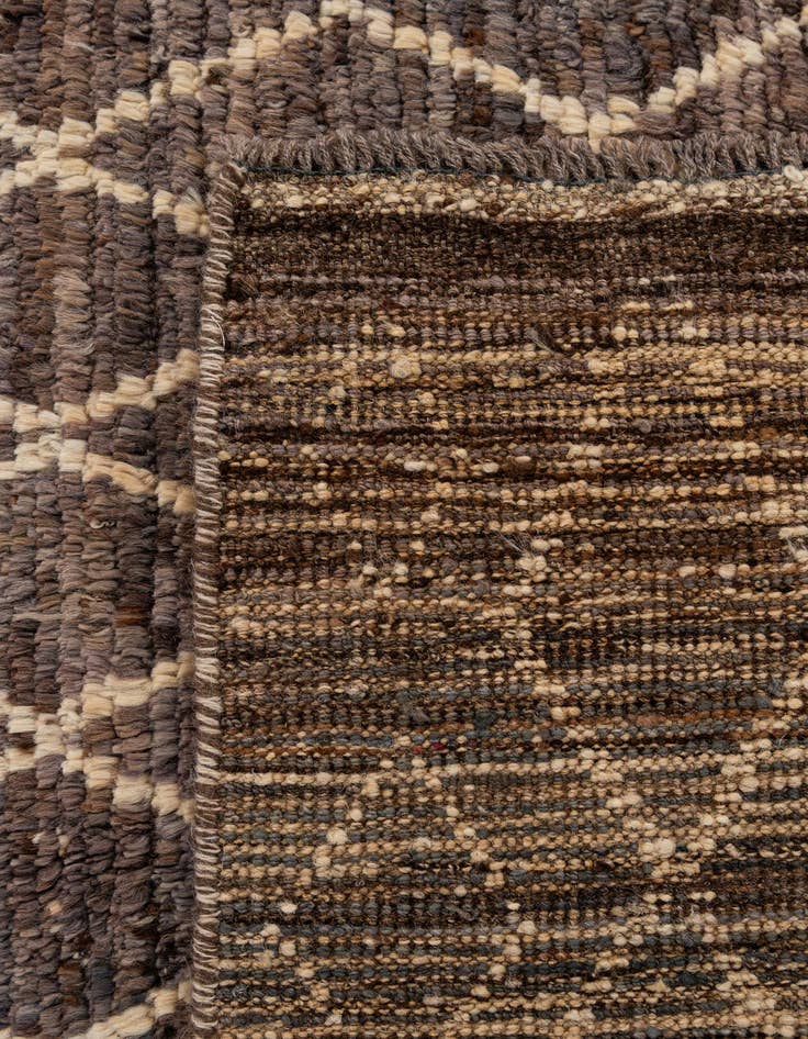 Detail image of 5' 9 x 8' 2  Hand Knotted Moroccan Wool Rug