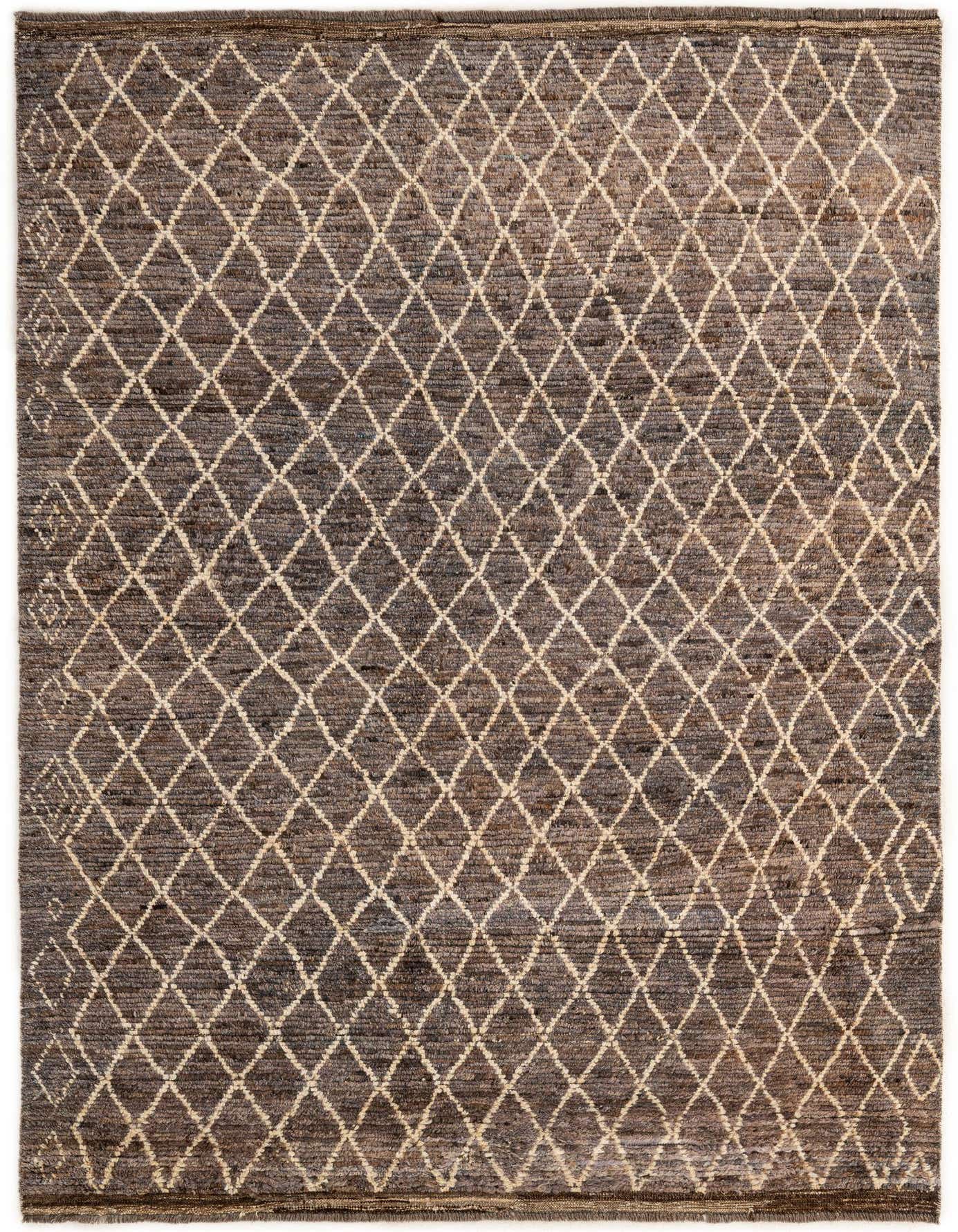 5' 9 x 8' 2 Hand Knotted Moroccan Wool Rug
