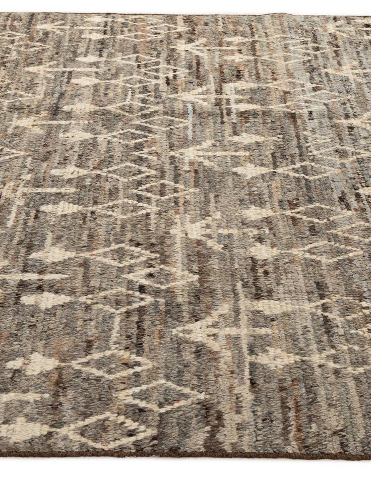 Detail image of 6' 8 x 9' 9  Hand Knotted Moroccan Wool Rug