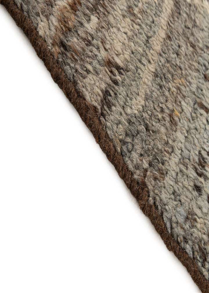 6' 8 x 9' 9 Hand Knotted Moroccan Wool Rug