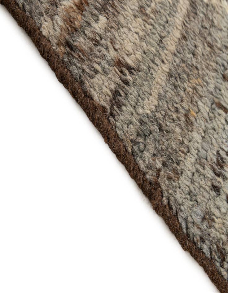 Detail image of 6' 8 x 9' 9  Hand Knotted Moroccan Wool Rug