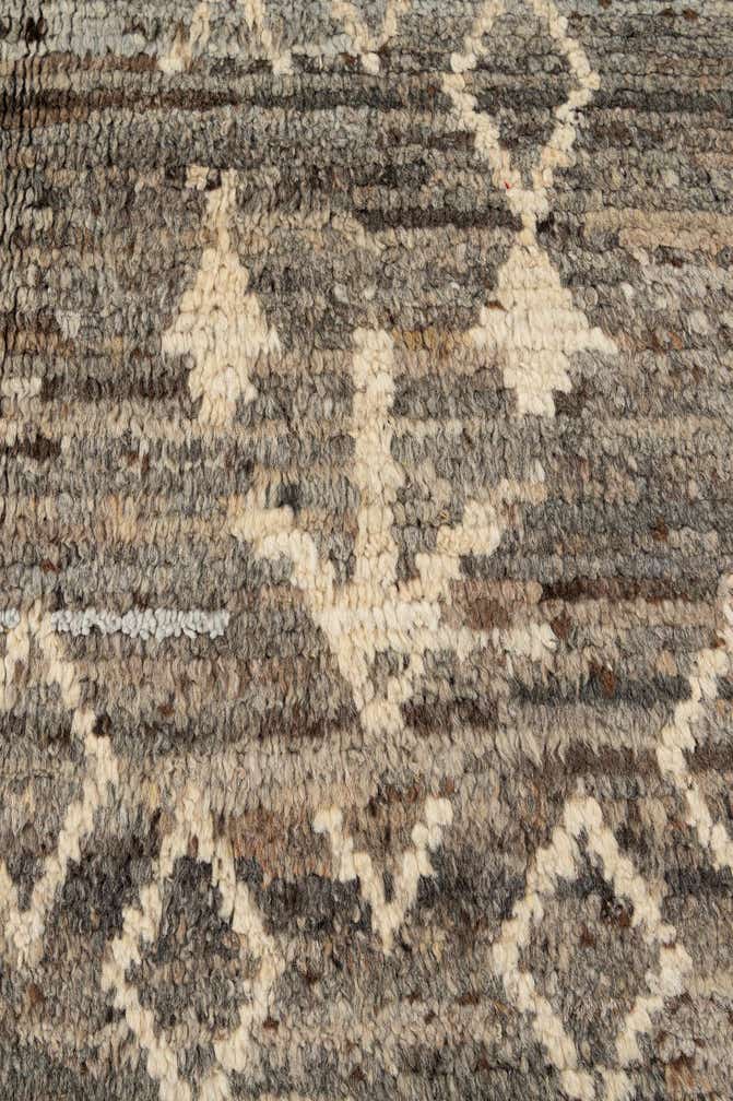 6' 8 x 9' 9 Hand Knotted Moroccan Wool Rug