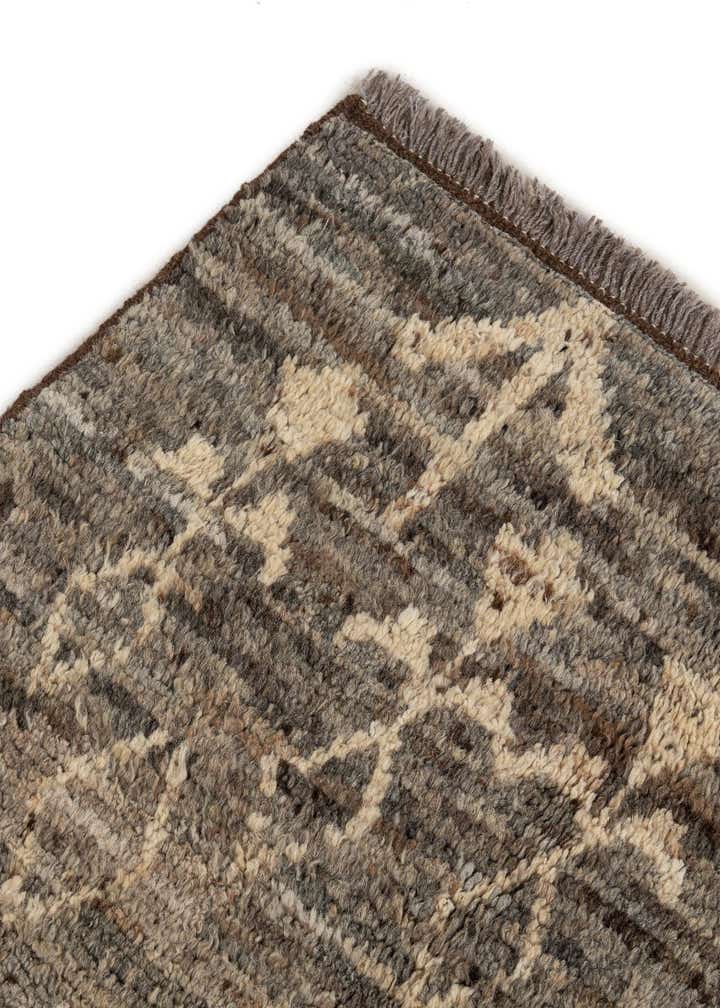 6' 8 x 9' 9 Hand Knotted Moroccan Wool Rug