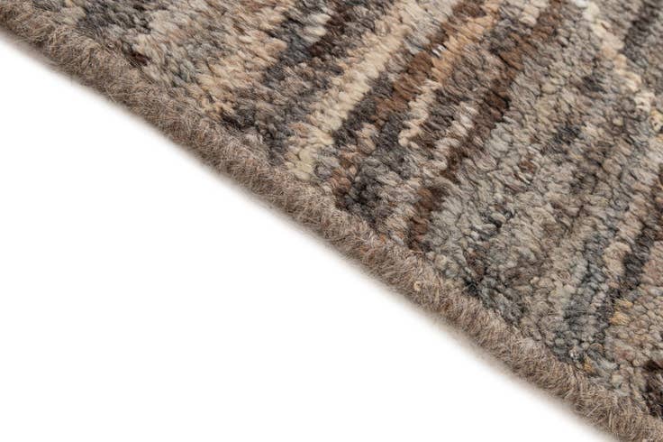 Detail image of 6' 10 x 9' 8 Hand Knotted Moroccan Wool Rug