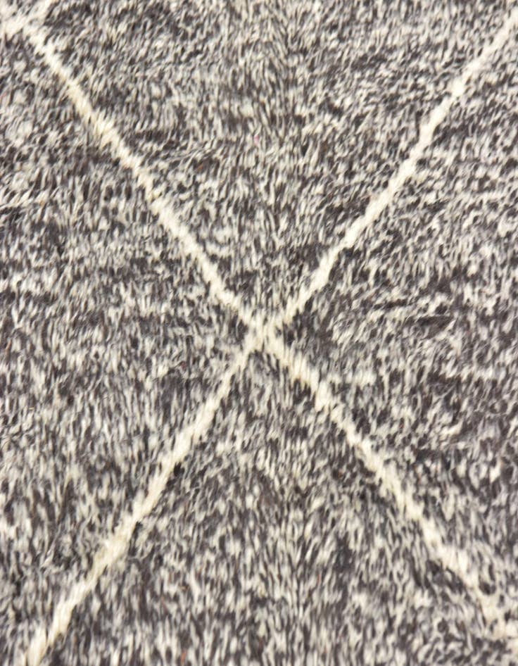 Detail image of 4' 10 x 7' 10 Hand Knotted Moroccan Wool Rug