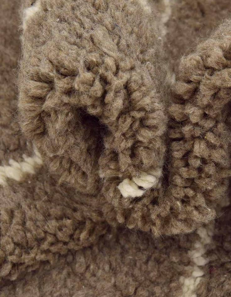 Detail image of 5' 3 x 8' 8  Hand Knotted Moroccan Wool Rug