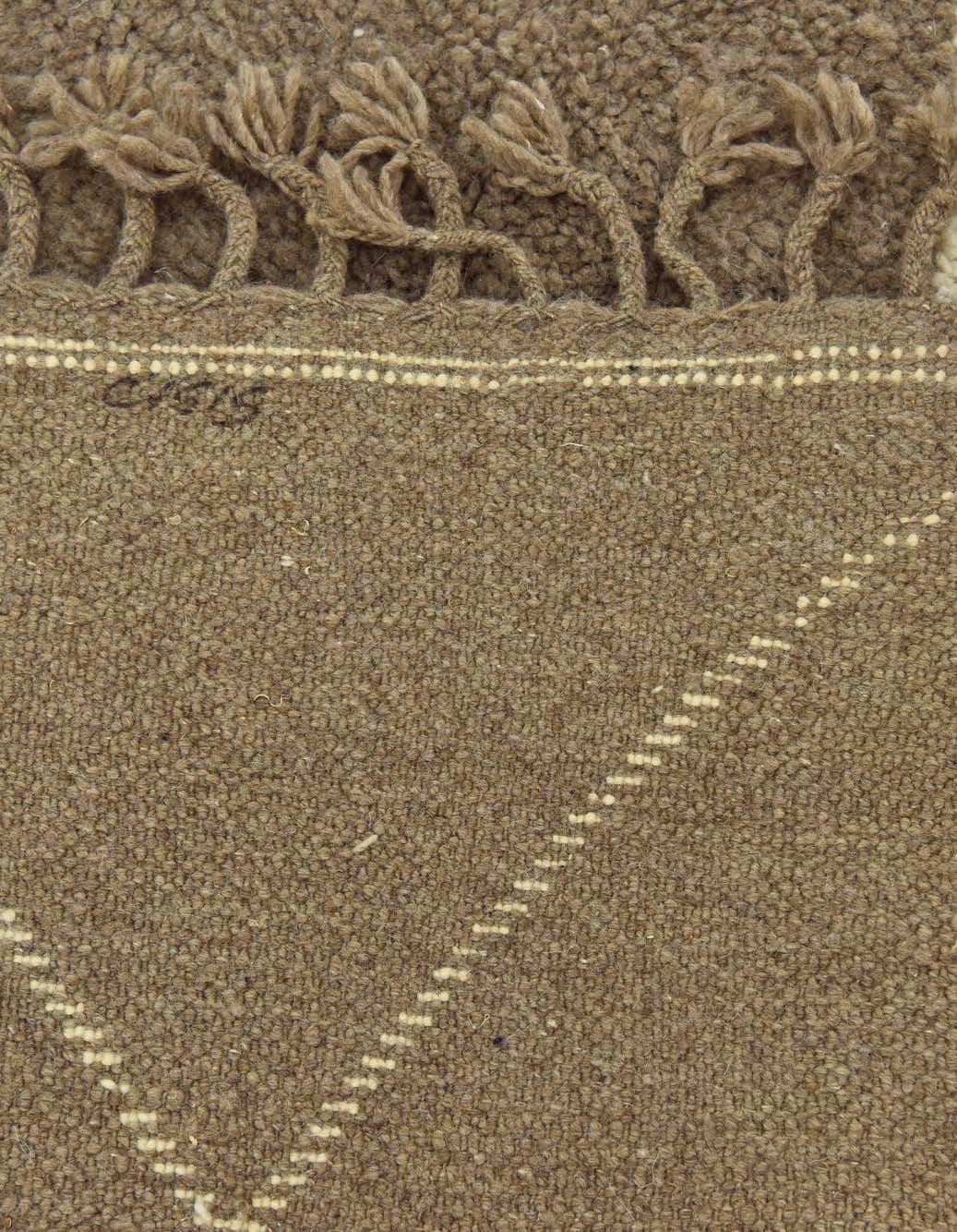 5' 3 x 8' 8 Hand Knotted Moroccan Wool Rug